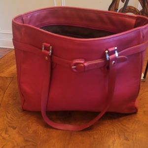 Jack Georges Leather Laptop Bag/Purse